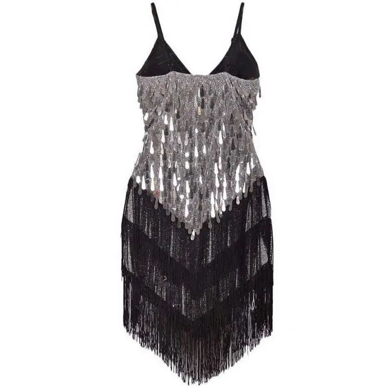 Женское платье с V-образным вырезом без рукавов | Женская одежда