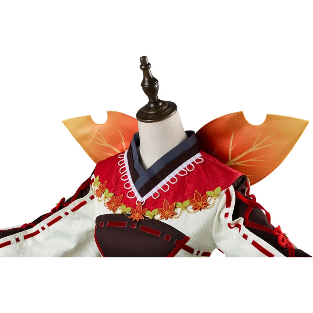 Люблю жить! Платье кимоно Dia Kurosawa Aqours Maple Leafs Ver полный комплект для косплея|dress
