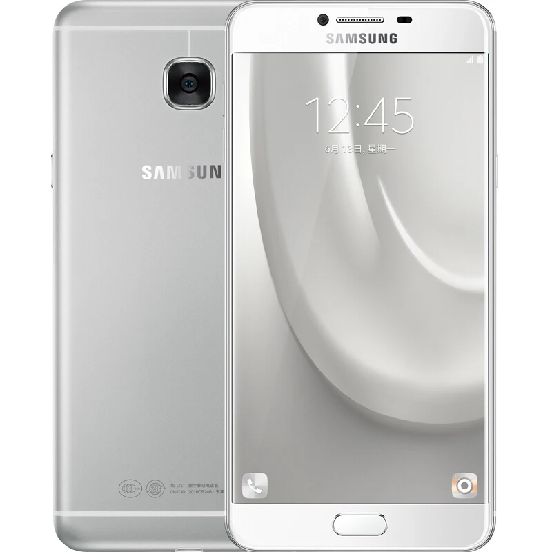 Оригинальный samsung GALAXY C7 C7000 глобальной прошивки OTA 4 г 32 5 7 ''Super AMOLED Snapdragon 625 3300