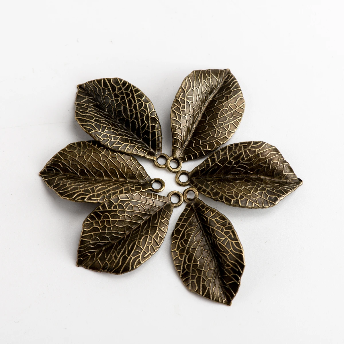 Подвеска сделай сам из сплава с листьями и цветами для рукоделия подвески