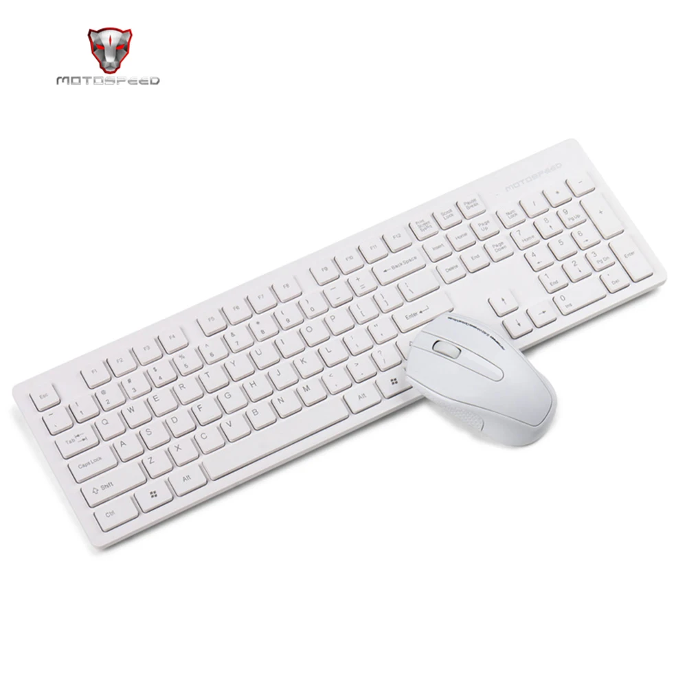 Беспроводная клавиатура Motospeed G4000 2 4 ггц Bluetooth мышь USB 0 1000DPI эргономичный ноутбук Win