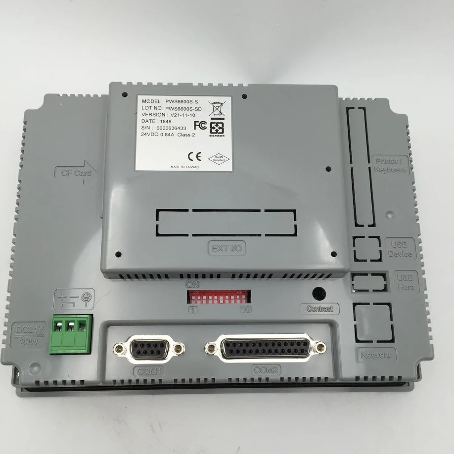 HITECH 5,7 дюймов HMI Сенсорная панель оператора дисплей экран PWS6600S-S программа кабель 1Y ГАРАНТИЯ