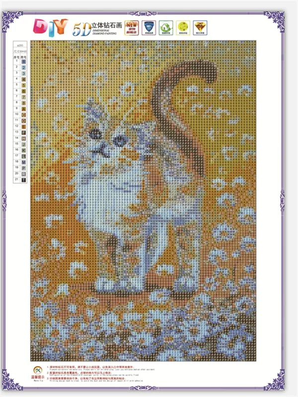 5D DIY Полная Алмазная картина с рисунками животных из мультфильмов, кошек, мозаичная вышивка с животными, вышивка крестиком, рукоделие, украшение