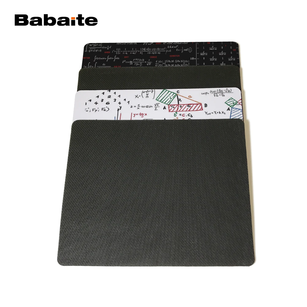 Babaite математическая формула прямоугольник 180X220X2 мм 250X290X2 мм компьютерная коврик для мыши не коврик