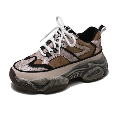 New Fashion lady Spring Breathable Sneakers Shoes Women Flats Platform Casual Brand Flat female footware Increased | Обувь