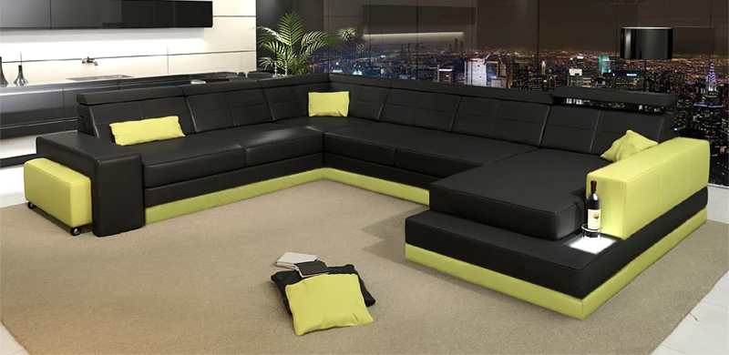 Последний дизайн гостиной кожаный диван большой 0413 C4010|living room leather sofa|design sofaleather