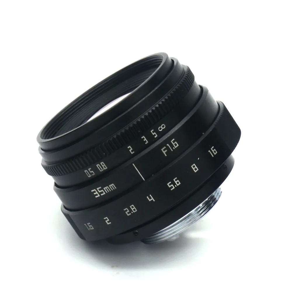 fujian 35mm f1.6 C mount camera CCTV Lens II +C adapter ring+Macro for Fuji Fujifilm X-Pro1 (C-FX) | Электроника