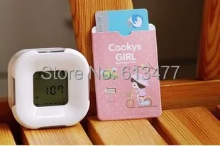 Чехол для визиток женщин и мужчин футляр кредитных карт удостоверения