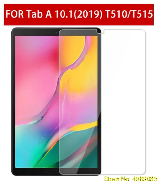 For SM-T510 SM-T515 Закаленное Стекло Экран протектор для Samsung Galaxy Tab A 7,0 8,0 9,7 10,1 10,5 T550 T510 580 T585 T280 T350 T380 T385 P580 P200 - Цвет: For SM-T510 SM-T515