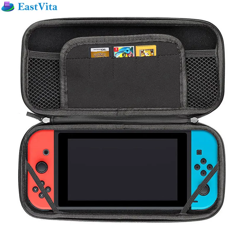 EastVita 4 в 1 Аксессуары для игр чехол сумка + зарядный кабель пленка экрана из