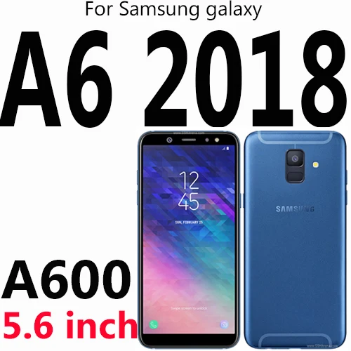 For Samsung A6 2018 Роскошный кожаный чехол для телефона с откидной крышкой для samsung Galaxy A50 A40 A30 A10 A6S A8S A8 A7 A6 A5 плюс подставка для картs чехол - Цвет: For Samsung A6 2018
