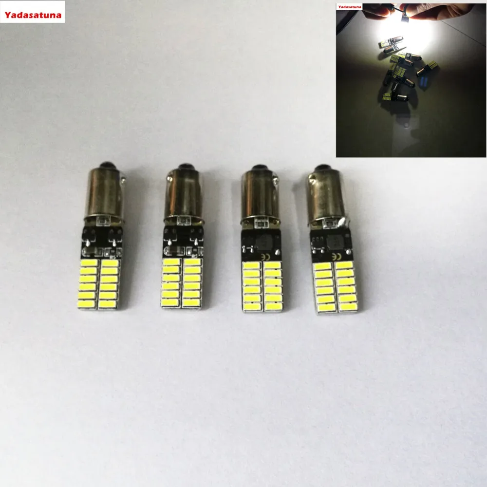 

4x BAX9S H6W 24SMD 150 градусов светодиодный Canbus парковка светильник для Mercedes W210 E420 и всех автомобилей