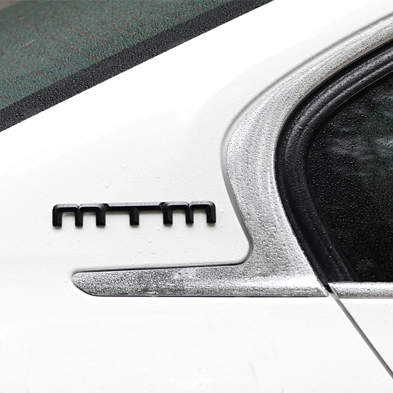 Металлическая 3D наклейка MTM для Volkswagen Sagitar Polo 6 7 Audi A3 A5 Q3 Q5 Q7 S4 эмблема боковой