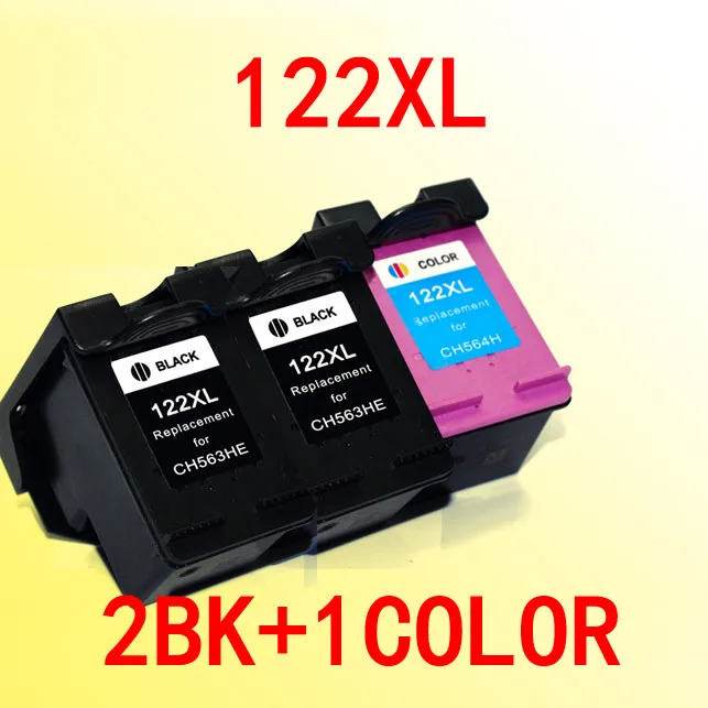 Чернильный картридж совместимый с for122 3 шт. 122 122xl Deskjet 1000 1050 2000 2050 2050s 3000 3050A|ink