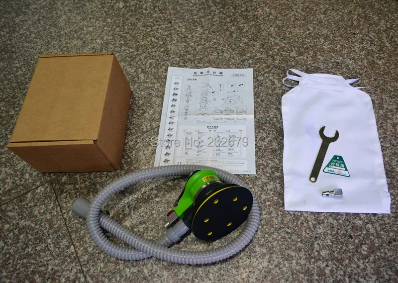 5-дюймовая пневматическая шлифовальная машина без самовакуумного