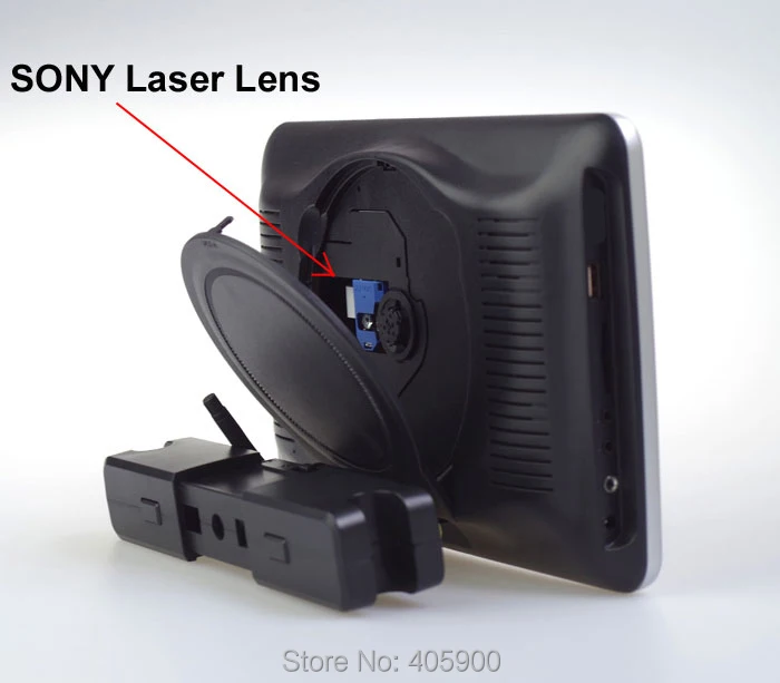 2x10.1 inch СЕНСОРНЫЙ ЭКРАН Активный Подголовник Автомобиля Dvd-плеер с SONY или HITACHI