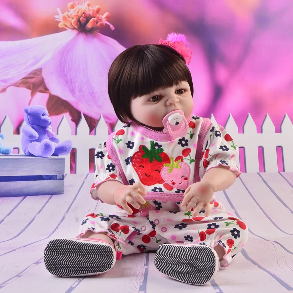 Кукла реборн силиконовая 56 см для ванной|Куклы| |