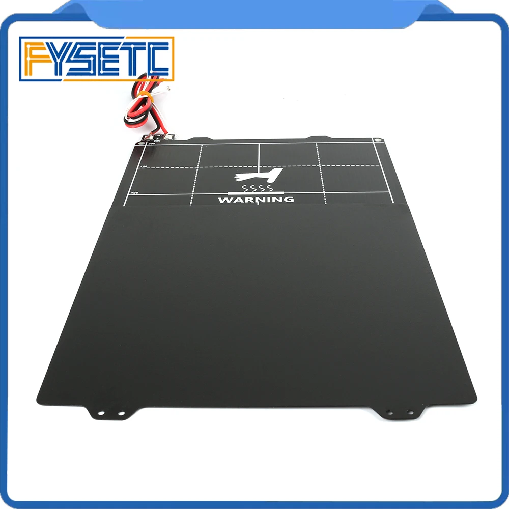 

235x235mm Magnetic Heated Bed + Double Sided Textured Powder Coated PEI Spring Steel Sheet For ENDER-3 / Ender-3s