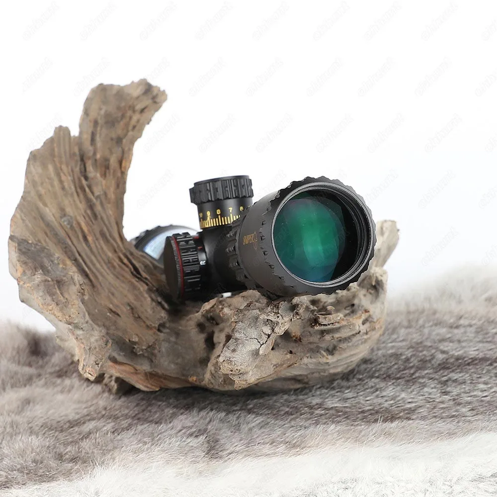 Sniper NT 4.5-18X44 AOGL Riflescope Tactical Rifle Scope RGB Illuminated Glass Reticle Full Size Hunting Optics Sight with Rings | Спорт и