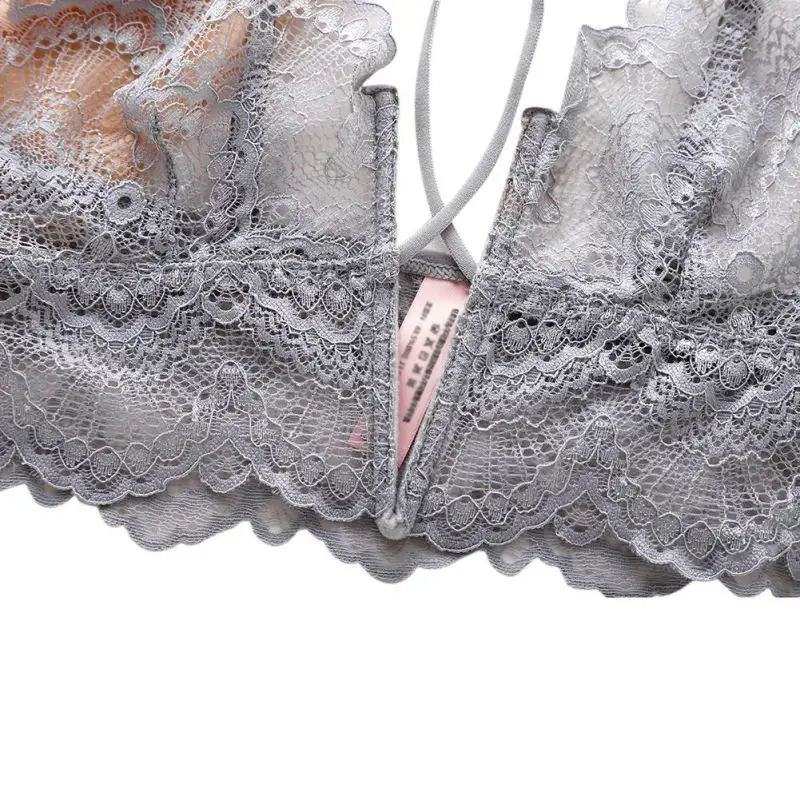 Нижнее белье для девочек кружевной тонкий комплект нижнего белья из дышащего