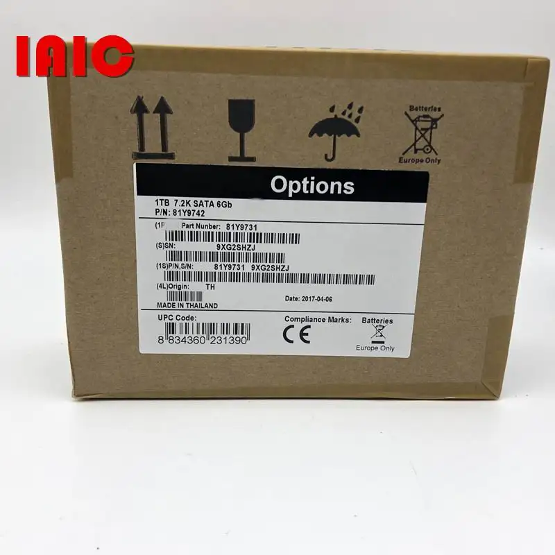 100% новый в коробке 3 года гарантии 81Y9742 81Y9743 1T 7 2 K SATA 5 81Y9730 требуется больше фото