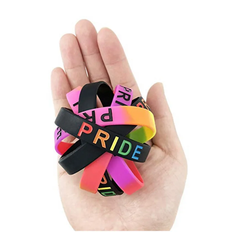 Браслет ЛГБТ с надписью Pride 70 шт./лот|Значки| |