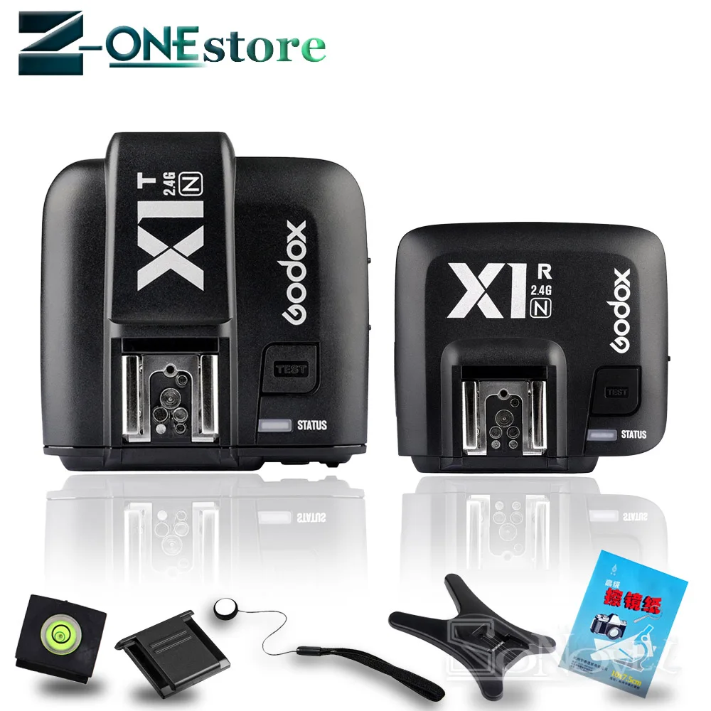 Триггер вспышки GODOX X1N TTL 2 4G беспроводной X1T N передатчик + X1R приемник для Nikon D800 D3X D3