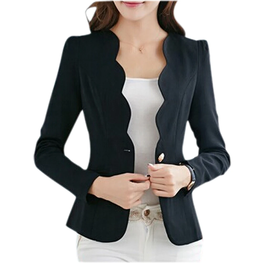 2018 новые осенние повседневные Пиджаки женщин тонкий короткий дизайн костюм