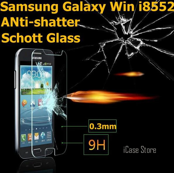 0 26 мм 9 H анти взрывной протектор экрана закаленное стекло для samsung Galaxy Win GT 8552 I8552
