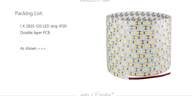 Hello Fish 5 м 2835 600 SMD Светодиодная лента 12 В Гибкая 120 светодиодный M светодиодный лента белый/теплый белый/красный/зеленый/синий с номером отслеживания
