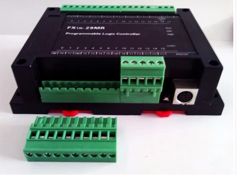 

PLC programmable logic controller FX1N28MR download online monitoring power off keep text PLC Board
