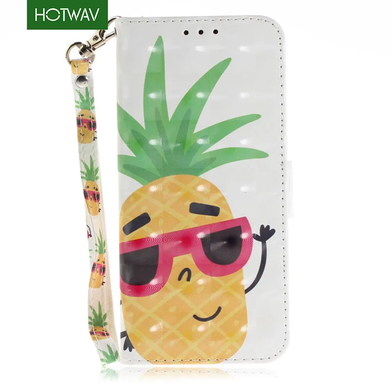HOTWAV 3D Флип кожаный чехол для Samsung A6 2018 5 6 дюймов с подставкой держатель карты