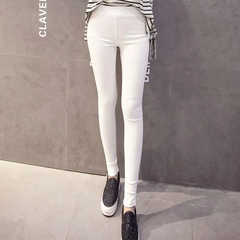 Лидер продаж 2017 лето осень леггинсы Для женщин принт Леггинсы для Тонкий Тощий