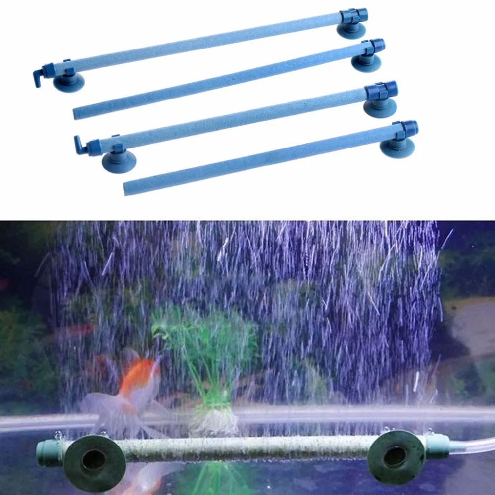 

High Quality 7"10"14"18" Fish Tank Aquarium Air Stone Wall Bubble Tube Aeration Tube Pet Products Decorations Ornaments