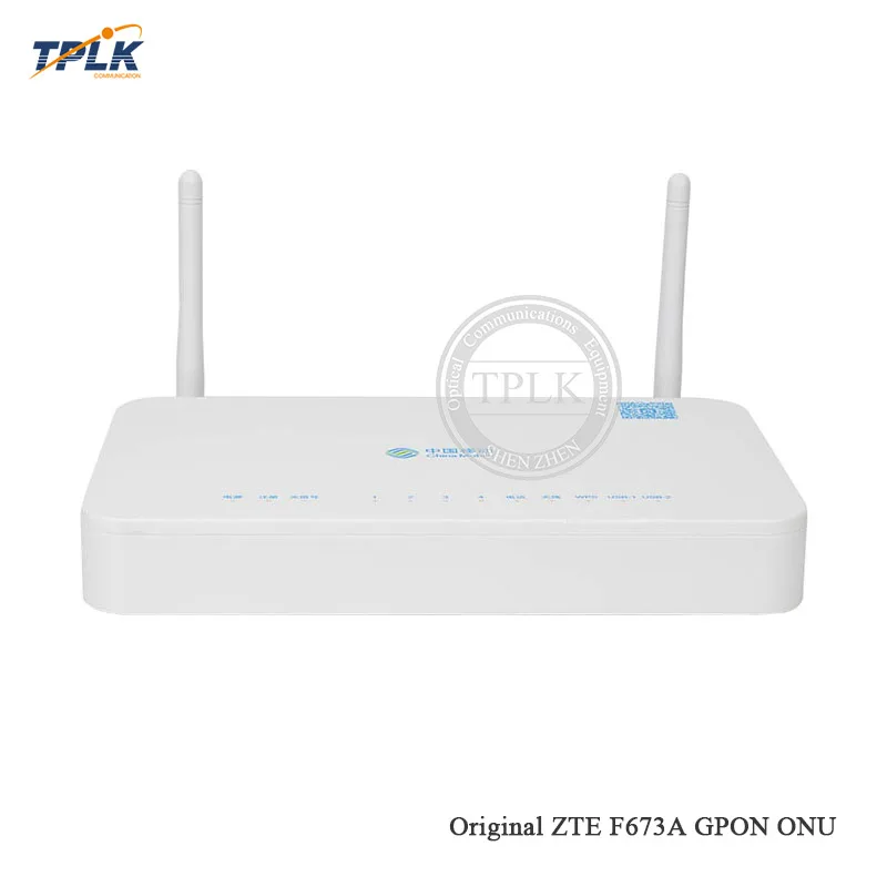 10 шт. 100% новый бренд zte F673A V2 GPON ONU ONT 4GE + 1Tel USB Wifi та же функция что ZXHN F660 F623 F663N