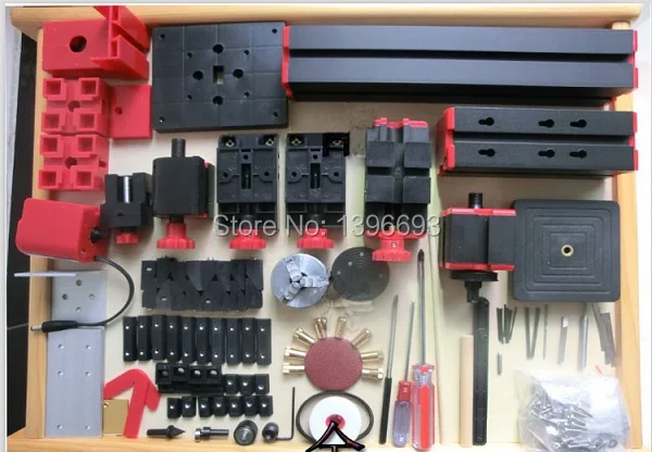 DIY мини микро токарный станок 6 в 1 токарный станок. Фрезерование, сверление, деревообработка, Jag пила и шлифовальная машина, только для дерева