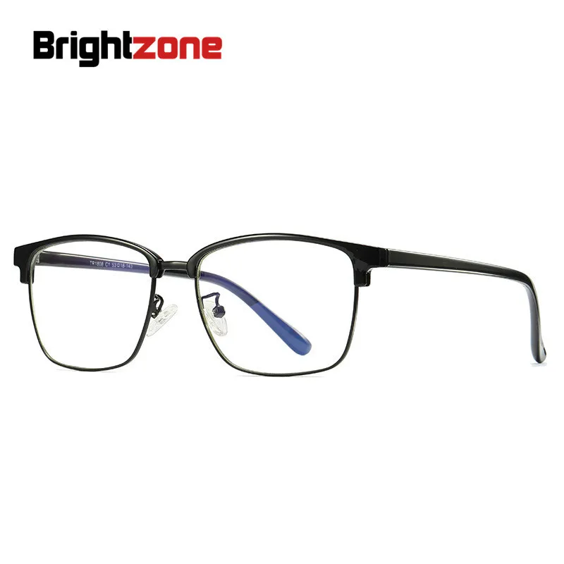 Brightzone Новый рамки для мужчин и женщин очки близорукости модные TR90 Анти Blue Ray