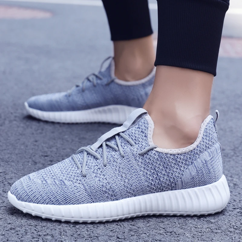 

Plus Size 46 2019 Men High Quality Sneakers Trainers Male Tennis Shoes Mens Sports Shoes Fitness Breathable Air Mesh Man Sneaker