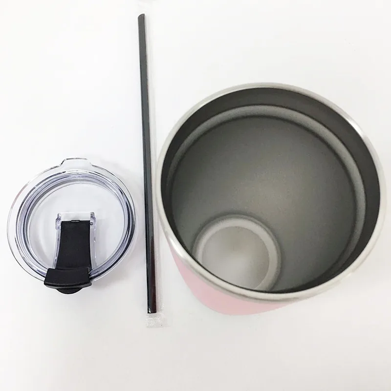 10 шт./лот 20oz Нержавеющая сталь стакан для пива чашка с уплотнительные крышки бокалы для вина кружка с двойными стенками Вакуумная чашка-термос-бутылка