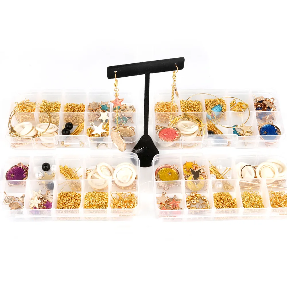 Штифты для бижутерии позолоченные 1 коробка | Украшения и аксессуары