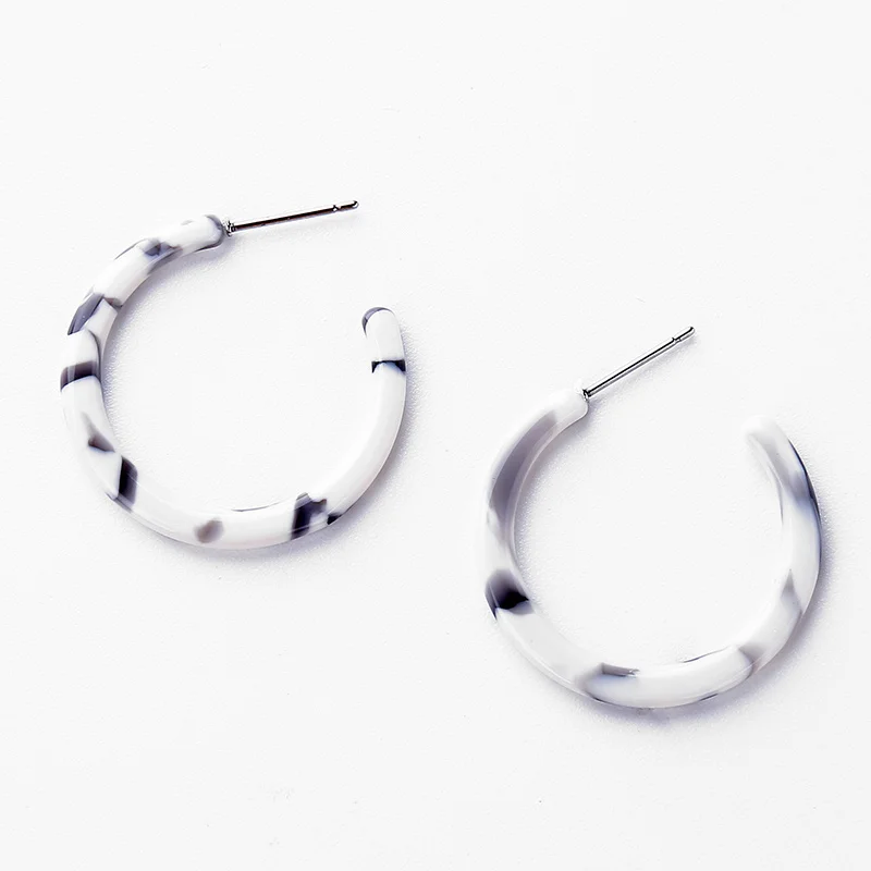 Женские круглые серьги-гвоздики Tortoiseshell Brincos Элегантные дизайнерские ювелирные