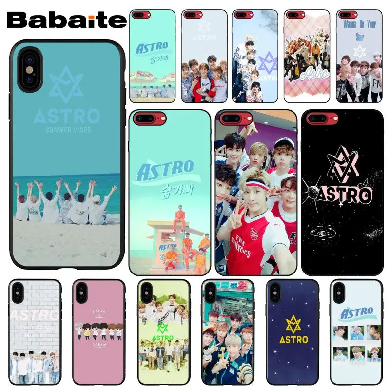 Babaite KPOP ASTRO в форме сердца K POP ТПУ Мягкий силиконовый чехол для задней панели