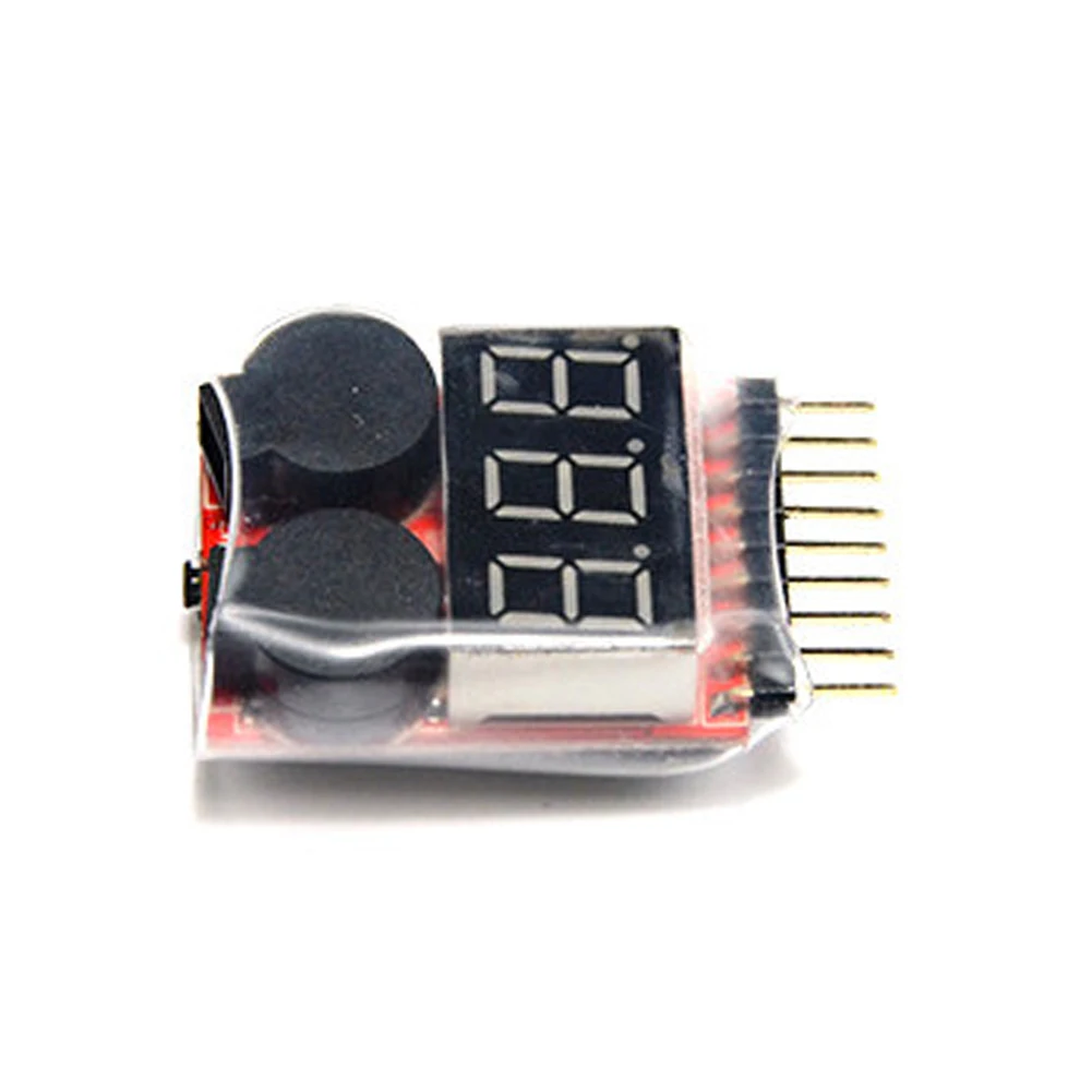 RC Lipo батарея низкого напряжения сигнализации 1 S 8 индикатор зуммера Тестер