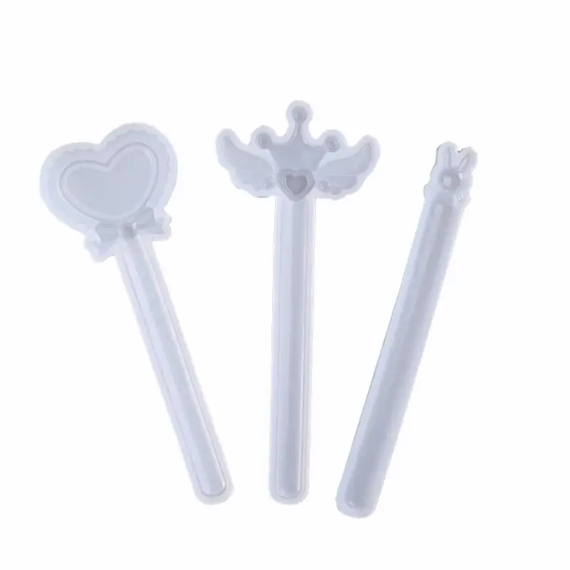 

3Pcs Crown Rabbit Wing Straight Ruler Silicone Mold Kit Resin Casting Craft Tool