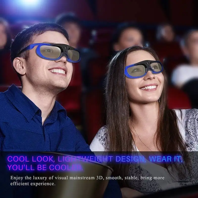 1 шт. горячая Распродажа 3D очки для активного спуска затвора DLP проектор