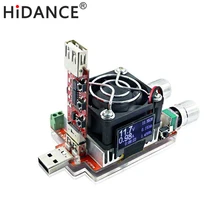 35W constant current double adjustable electronic load + QC2.0/3.0 triggers quick voltage usb tester voltmeter aging discharge