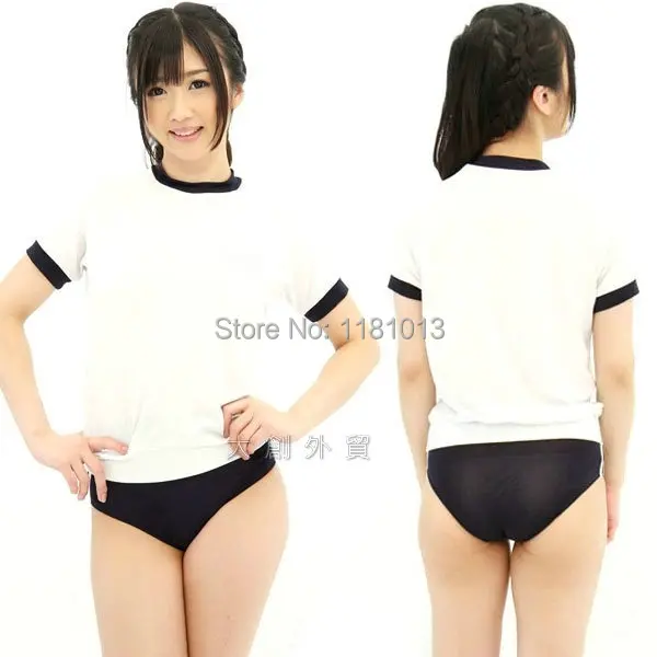 

Japanese schoolgirl cosplay uniforms sexy Sportswear slightly transparent high elastic super cute lolita sexy anime Cosplay