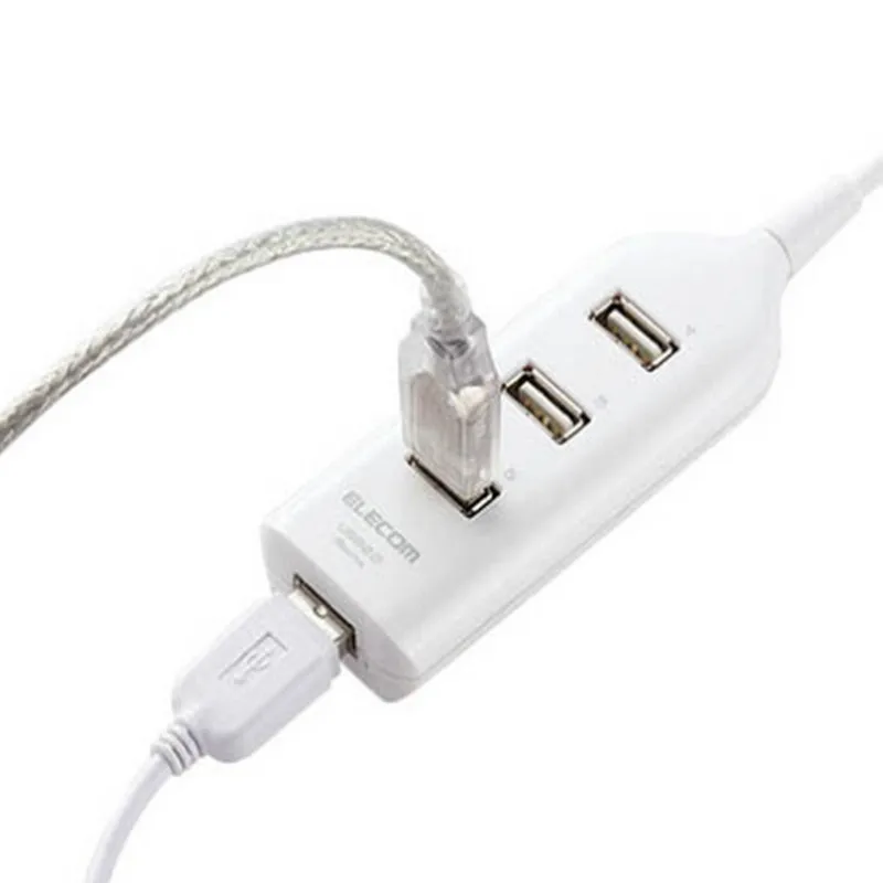 10 шт./лот Высокоскоростной мини USB 4 портовый usb концентратор переключатель для