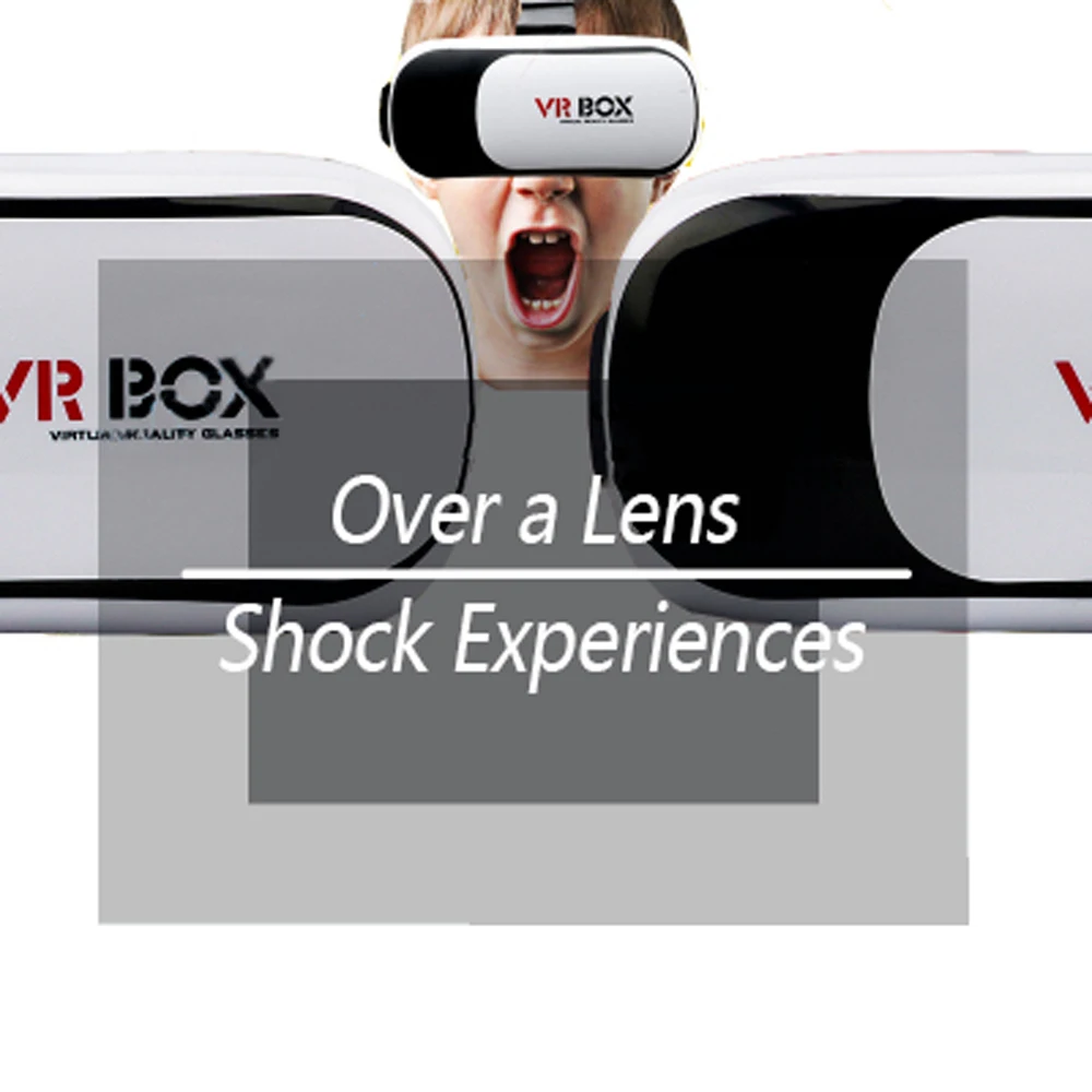 2016 Модернизированный VR BOX Google Картон 2.0 Гарнитура Виртуальная реальность 3D Очки +