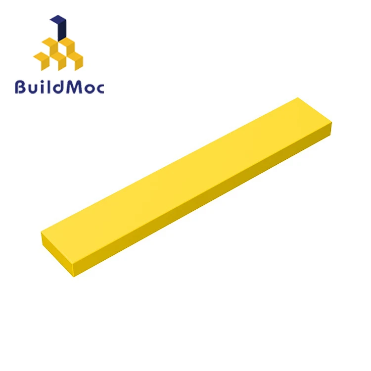 BuildMOC совместим с lego 6636 1x6 для строительных блоков части DIY enleten блок кирпичи